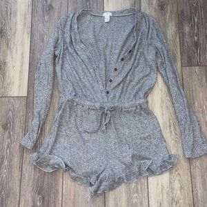 gray romper